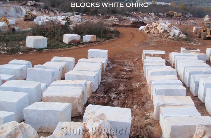 Marble Blocks White Ohiro