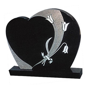 China Black Pearl Granite Monuments, Tombstones