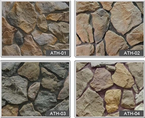 Artificial Stone Flagstone Wall Ath-1