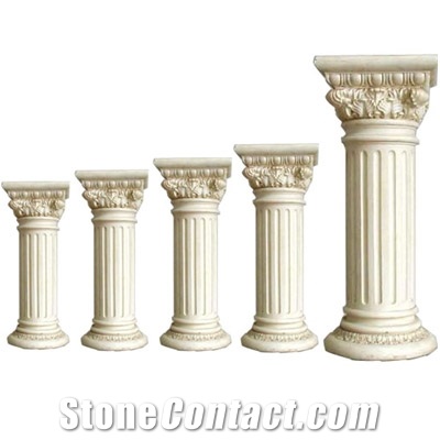 Light Cream Marble Column