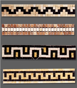 Decorative Marble Mosaic Border