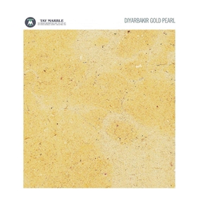 Diyarbakir Gold Pearl Limestone Slabs & Tiles, Turkey Yellow Limestone