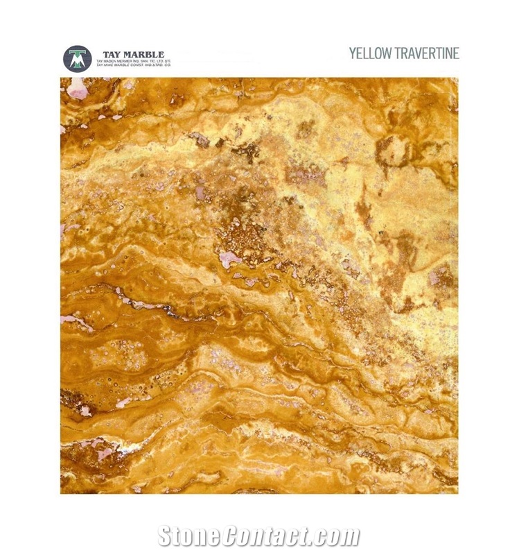 Turkey Yellow Travertine Slabs & Tiles