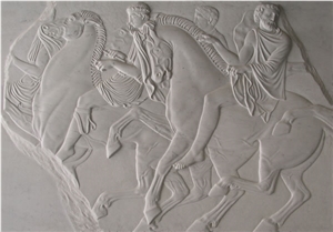 Stone Embossment Etching -Caballos Olympus