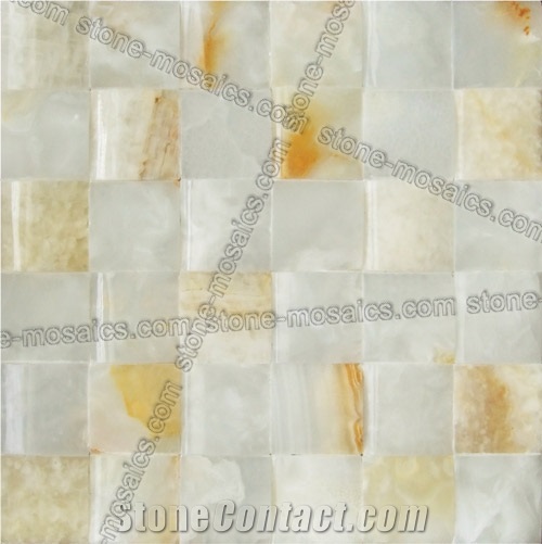 White Onyx Mosaic Tile