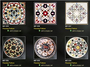 Marble Inlay Flooring Patterns