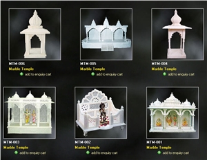 White Marble Temples Replica Art Work