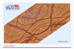 Bidassar Gold Marble Slabs & Tiles, Rainforest Gold Marble Slabs & Tiles
