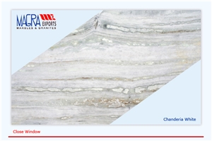 Chanderia White Marble Slabs & Tiles, India Green Marble