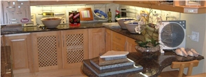 Africa Red Granite Kitchen Tops