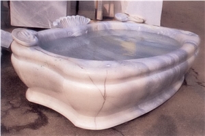 Skyros Multicolor Marble Bath Tub