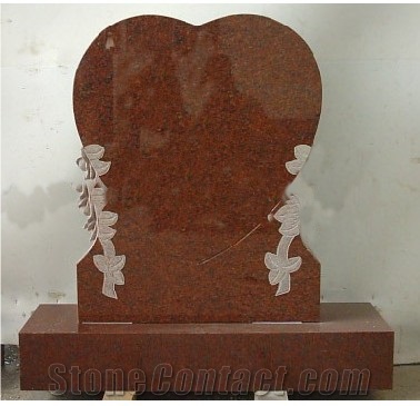 Tianshan Red Granite Heart Monument