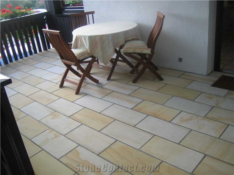 Yellow Sandstone Floor Tile