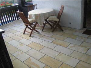 Yellow Sandstone Floor Tile