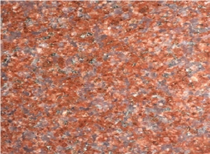 Coral Red Granite Slabs & Tiles, Brazil Red Granite