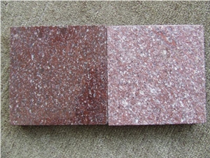 China Red Porphyry Granite Cobble Stone