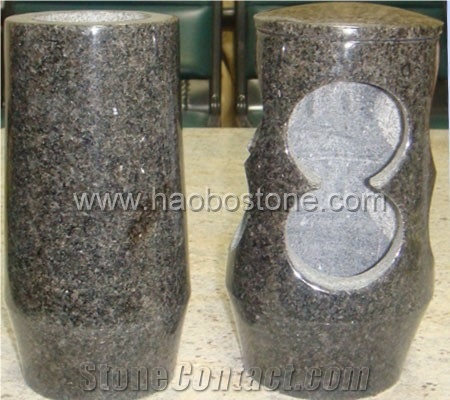 Granite, Marble Stone Vases Lamps HBV-514-a