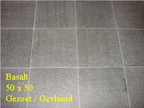 Lava Stone Basalt Floor Tiles 50x50 Honed
