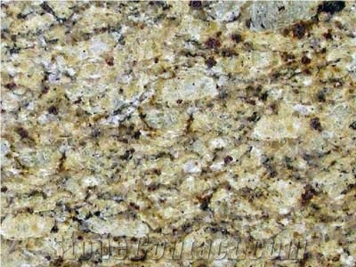 Giallo Santa Rita Granite Slabs & Tiles, Brazil Yellow Granite