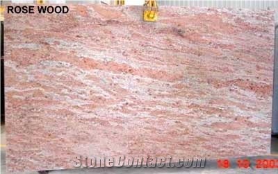 Rosewood Granite Slab, India Pink Granite