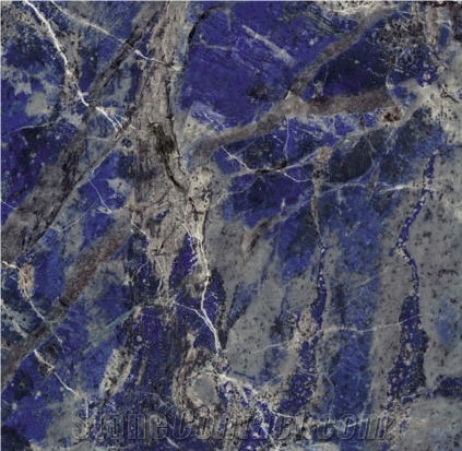 Lapis Lazuli Limestone Tiles, Chile Blue Limestone