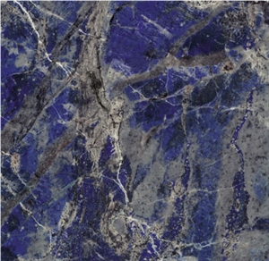 Lapis Lazuli Limestone Tiles, Chile Blue Limestone