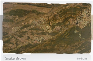 Snake Brown Granite Slabs & Tiles