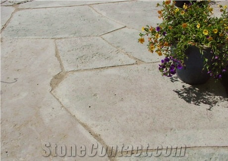 Beige Limestone Floor Covering
