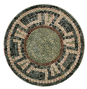 Polished Pebble Mosaic Medallion