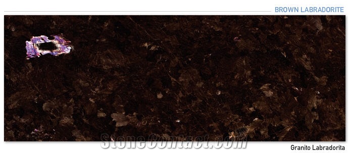 Labradorite Brown Granite Slabs & Tiles