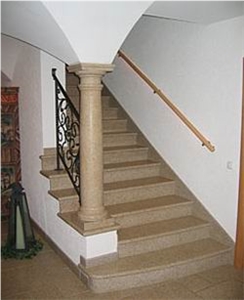 Yellow Granite Stairs,Steps
