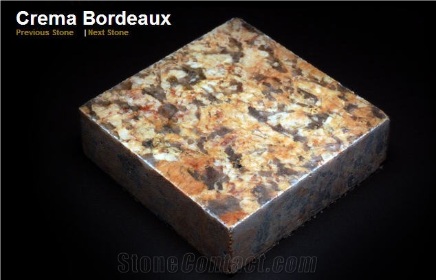 Crema Bordeaux Granite Slabs & Tiles