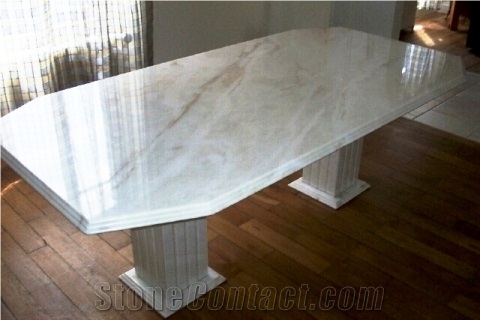 Marfim Estremoz Marble Tabletop