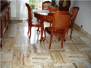 Beige Travertine Floor Tile