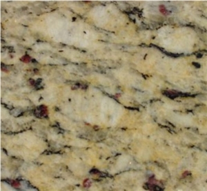 Giallo Santa Cecilia Granite Slabs & Tiles, Brazil Yellow Granite