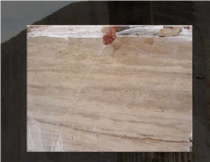 Cream, Gray Travertine Blocks