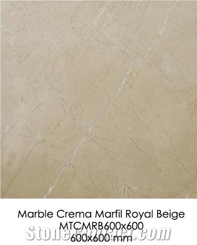 Marble Tile - Crema Marfil Royal Beige
