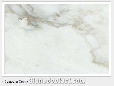 Calacatta Crema Marble Slabs & Tiles, Italy White Marble