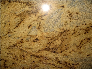 Davinci Lapidus Granite Slabs & Tiles, Brazil Yellow Granite