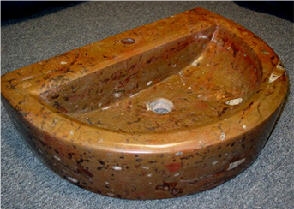 Fossil Marble Sink - Koulibali Sink