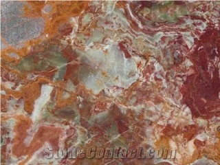 Multicolor Onyx Slabs and Tiles
