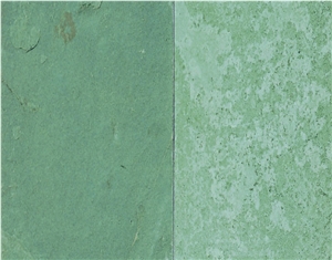 Mac Green Slate Slabs & Tiles, India Green Slate