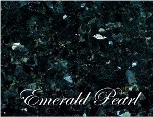 Emerald Pearl Granite Slabs & Tiles, Norway Green Granite