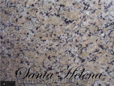 Giallo Santa Helena Granite Slabs & Tiles, Brazil Yellow Granite