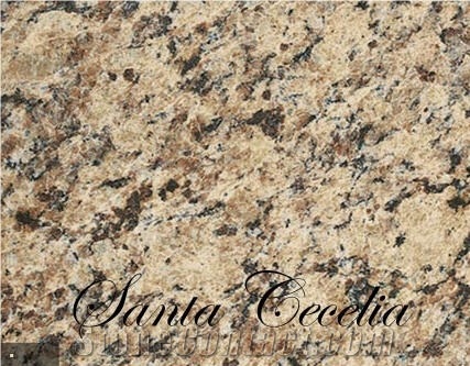 Santa Cecilia Light Granite Slabs & Tiles, Brazil Yellow Granite