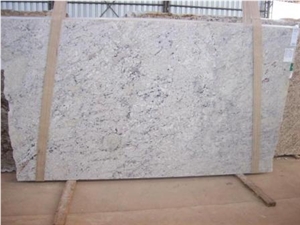 Bianco Romano Granite Slab, Brazil White Granite