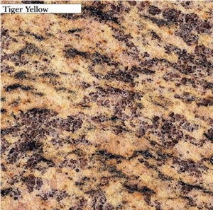 Tiger Skin Yellow Granite Slabs & Tiles