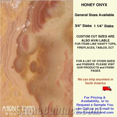Arco Iris Onyx, Honey Onyx
