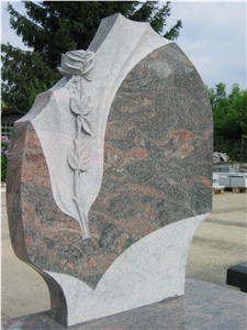 Himalayan Blue Granite Tombstone