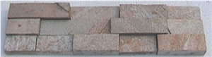 India Yellow Quartzite Wall Panel,Cultured Stone